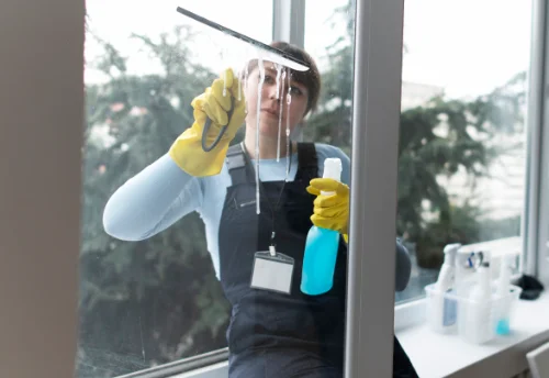 Nettoyage de vitres intérieures et extérieures à Brussey